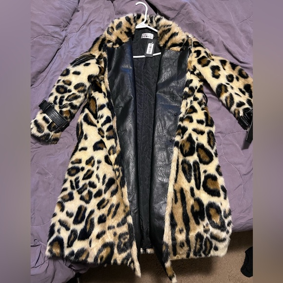 Kate Hewko faux fur trench - Picture 1 of 2